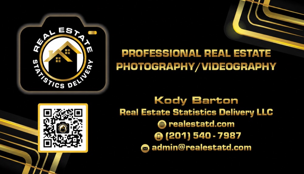 Real Estate Statistics Delivery business card front